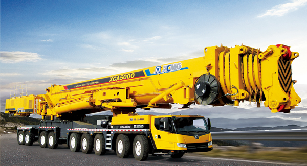 明升ms88成功研制全球最大噸位、技術含量最高的XCA5000全地面起重機